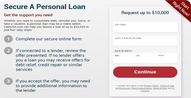 secure a personal loan